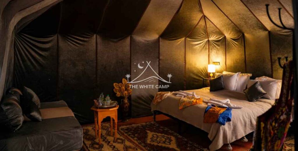 The White Camp, morocco luxury desert camp, Sahara Desert Luxury camp, Best desert camps in Morocco, Merzouga luxury desert camp, morocco desert camp, best desert camp in Merzouga, best luxury desert camp, Top-rated Sahara Desert Glamping In Morocco