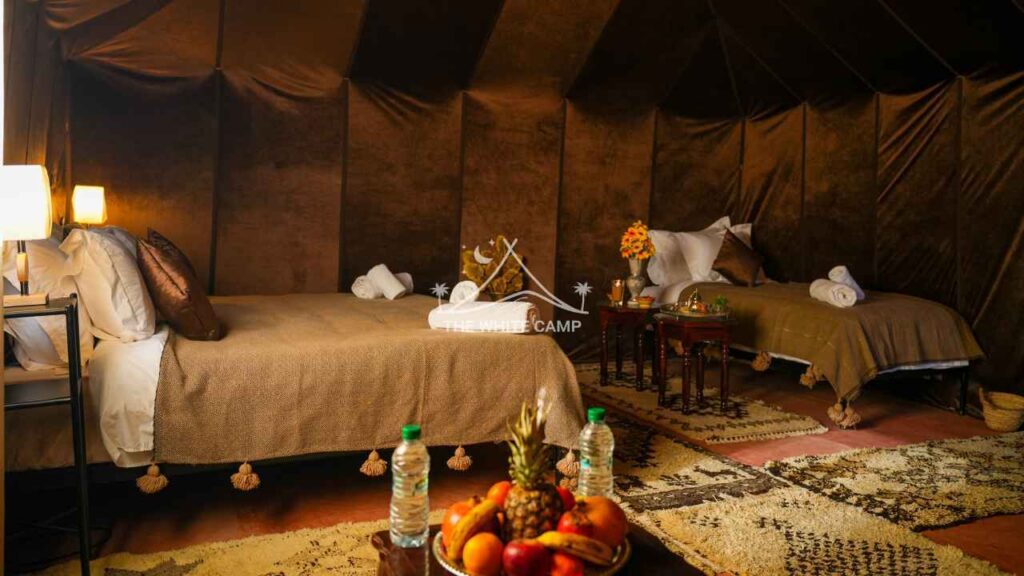 The White Camp, morocco luxury desert camp, Sahara Desert Luxury camp, Best desert camps in Morocco, Merzouga luxury desert camp, morocco desert camp, best desert camp in Merzouga, best luxury desert camp, Top-rated Sahara Desert Glamping In Morocco